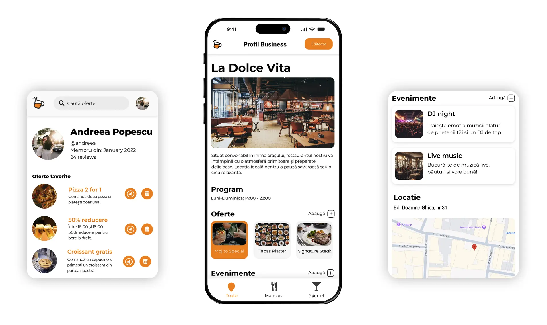 HOCTY App Screenshots
